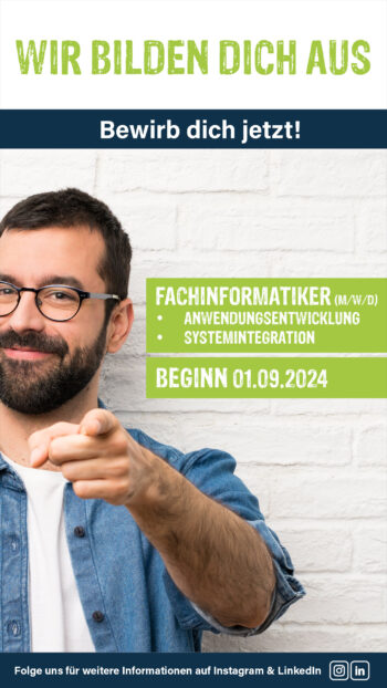 Wir bilden dich aus! Wir bilden dich aus!