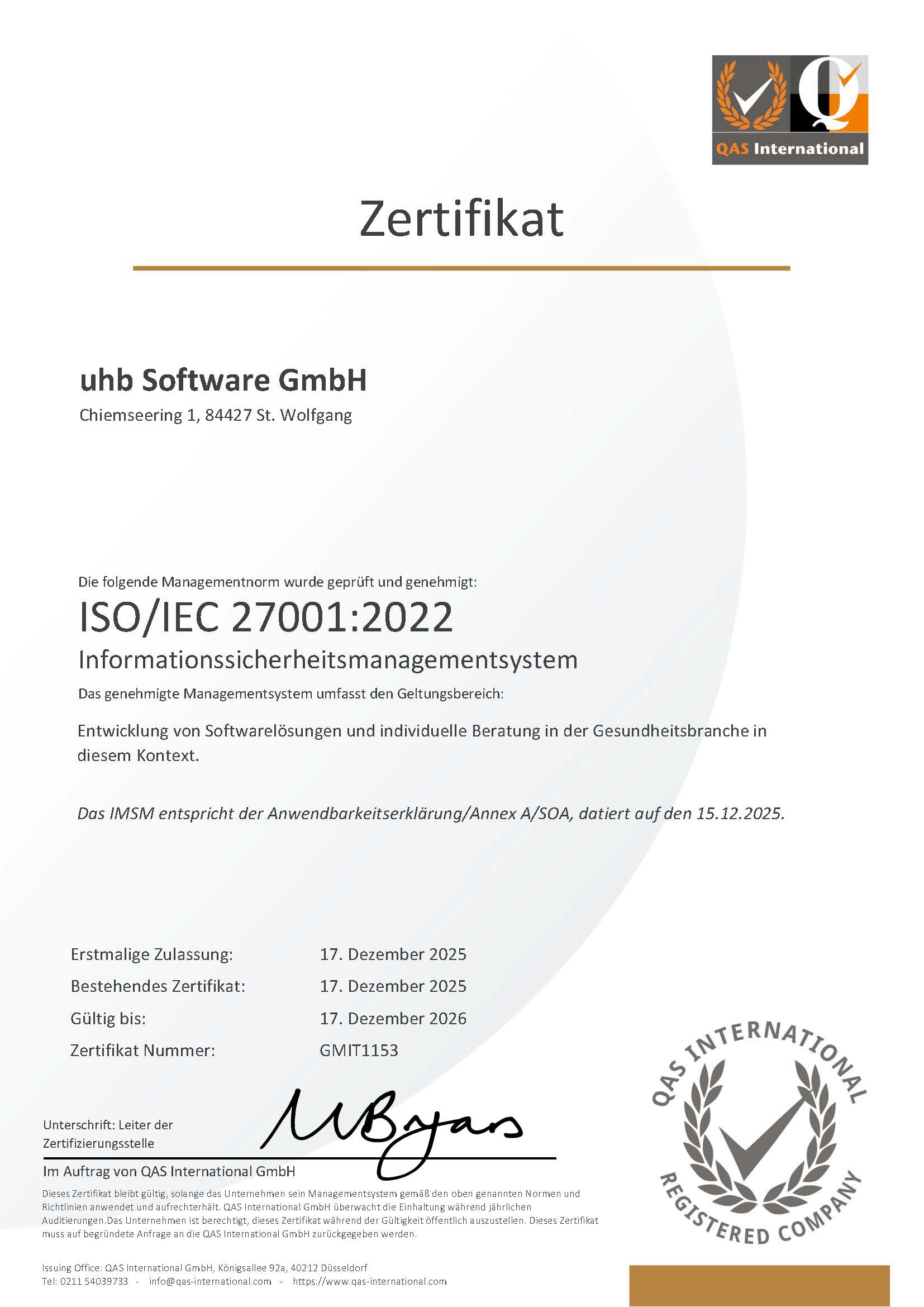 QAS27001- GMIT1153- 25-26- DE